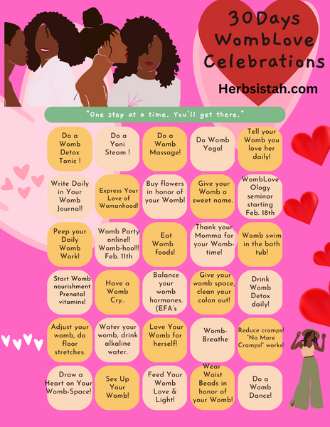 WombLove Month is February! Our WombLove Party is Feb. 11th!