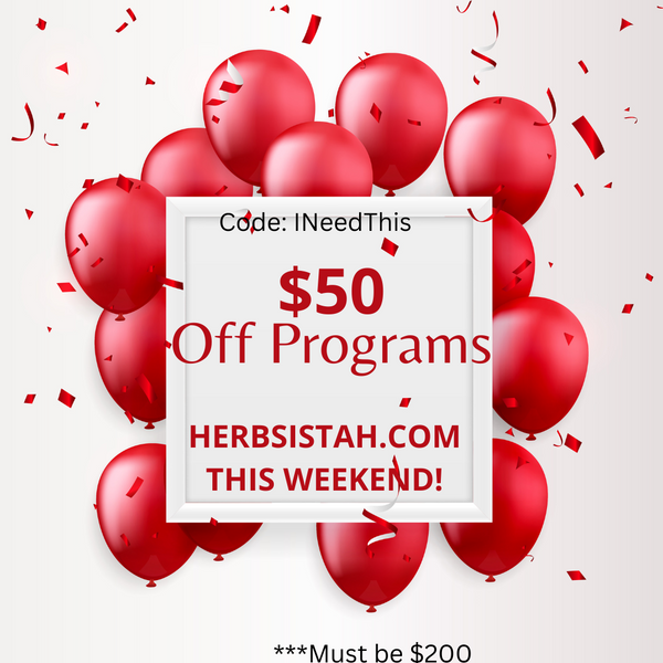 Time for Your Program!! $50 Off This weekend!!