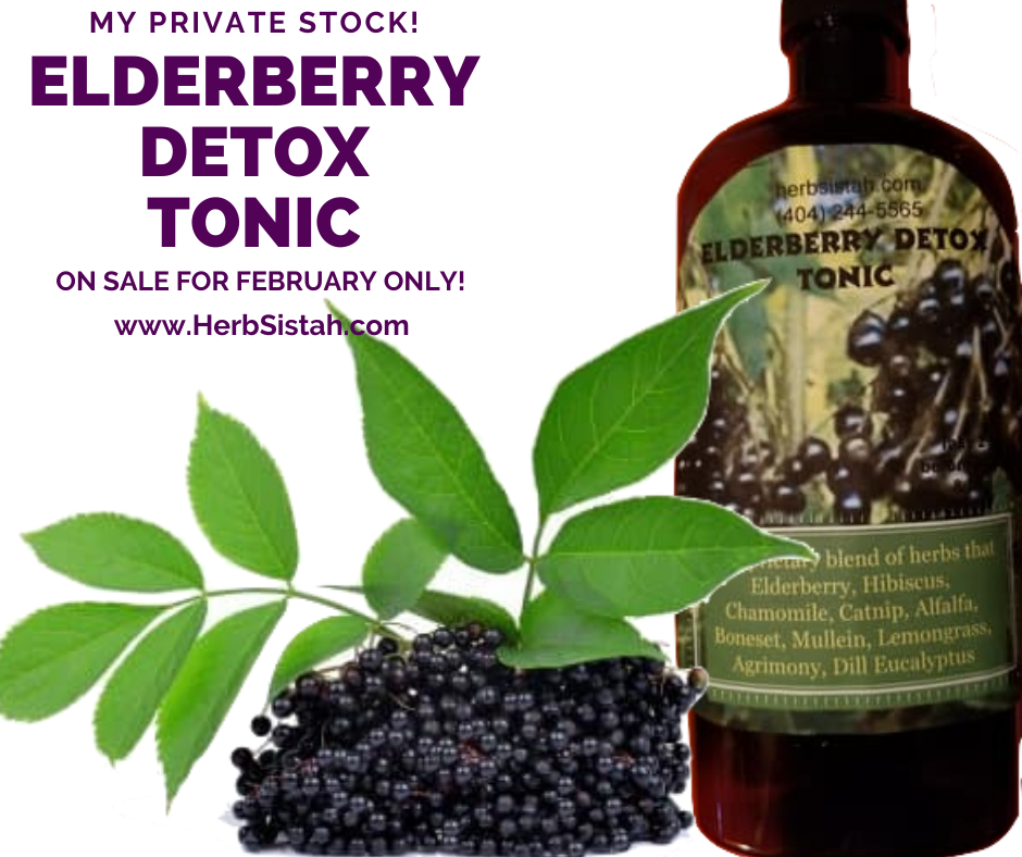 Elderberry Detox Tonic 15oz HerbSistah