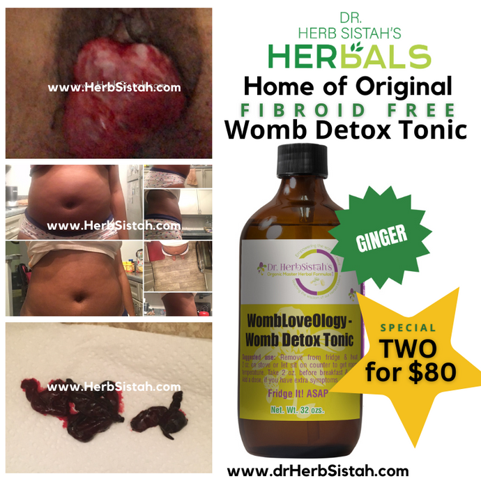 2 for $80 - Womb Detox Tonic-Effective