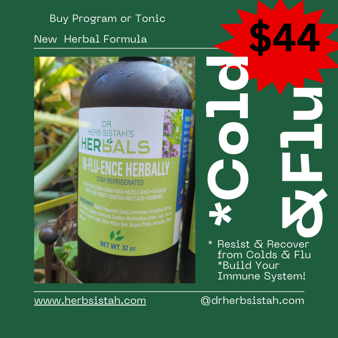 In-Flu-Ence Tonic for Colds & Flu's