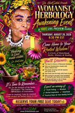 Load image into Gallery viewer, Womanist Herbology Awakening Event August 20, 2026