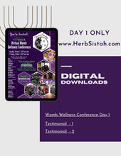 Load image into Gallery viewer, Womb Wellness Virtual Conference 2021 [DAY 1 ONLY]