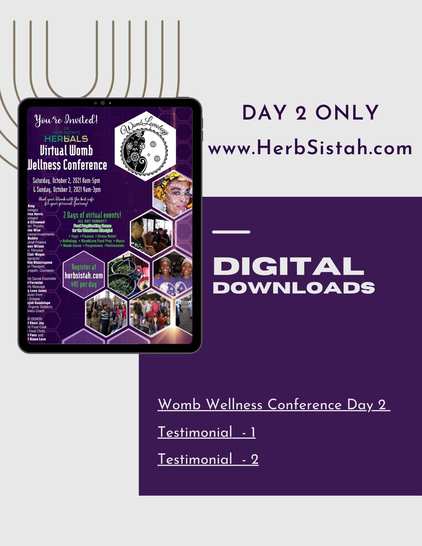 Womb Wellness Virtual Conference 2021 [DAY 2 ONLY]